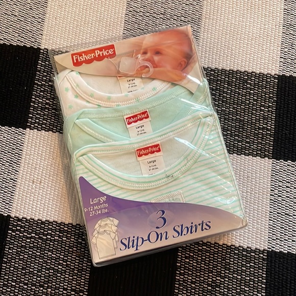 Fisher-Price Other - Three slip on shirts 9–12 months